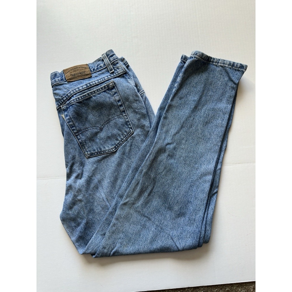 Vintage Levis 900 Series High Waisted Tapered Leg Jeans Medium Wash Made inUSA14